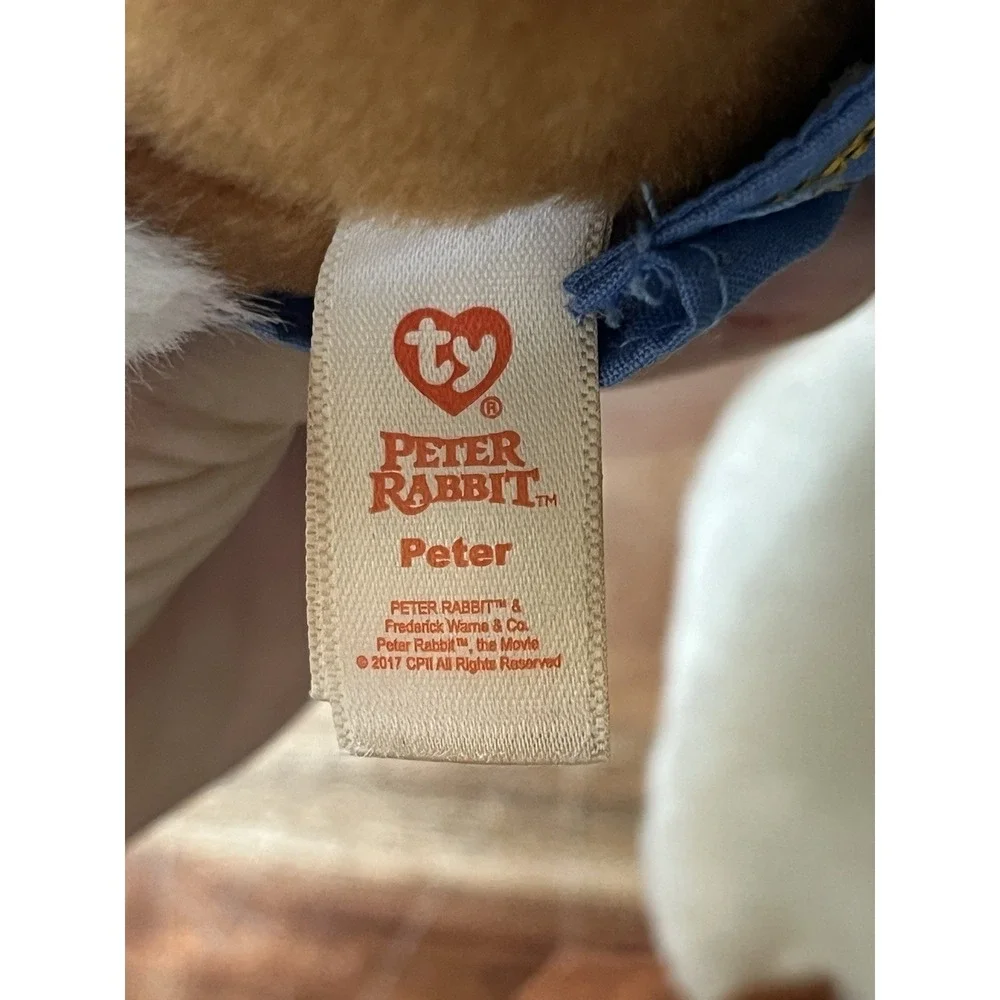Ty Peter Rabbit & Jemima Puddle Duck Beanie Babies 2018 Movie Plush Lot 2
